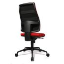 Topstar Bürostuhl Syncro Soft, SN300 T31 Stoff rot, Gestell schwarz