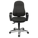 Topstar Bürostuhl Syncro Steel, 8929 G22 Stoff anthrazit, Gestell chrom