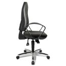 Topstar Bürostuhl Syncro Steel, 8929 G22 Stoff anthrazit, Gestell chrom