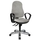 Topstar Bürostuhl Syncro Steel, 8929 G23 Stoff grau,...