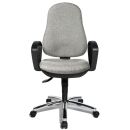 Topstar Bürostuhl Syncro Steel, 8929 G23 Stoff grau,...