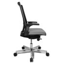 Topstar Bürostuhl T300, TA309A T230 Stoff grau, Gestell alu