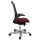 Topstar Bürostuhl T300, TA309A T270 Stoff rot, Gestell alu