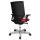 Topstar Bürostuhl T300, TA309A T310 Stoff rot, Gestell alu