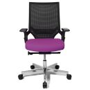 Topstar Bürostuhl T300, TA309A T330 Stoff lila, Gestell alu