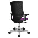 Topstar Bürostuhl T300, TA309A T330 Stoff lila, Gestell alu
