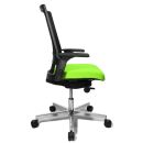 Topstar Bürostuhl T300, TA309A T350 Stoff grün, Gestell alu