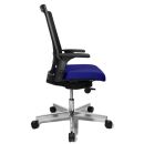 Topstar Bürostuhl T300, TA309A T380 Stoff blau, Gestell alu