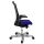 Topstar Bürostuhl T300, TA309A T380 Stoff blau, Gestell alu