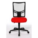 Topstar Bürostuhl Net Point 10, NX200 G21 Stoff rot, Gestell schwarz