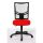 Topstar Bürostuhl Net Point 10, NX200 G21 Stoff rot, Gestell schwarz
