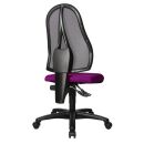 Topstar Bürostuhl Open Point P, OP100 G03 Stoff lila, Gestell schwarz