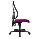 Topstar Bürostuhl Open Point P, OP100 G03 Stoff lila, Gestell schwarz