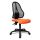 Topstar Bürostuhl Open Point P, OP100 G04 Stoff orange, Gestell schwarz