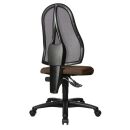 Topstar Bürostuhl Open Point P, OP100 G08 Stoff braun, Gestell schwarz