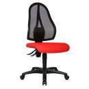 Topstar Bürostuhl Open Point P, OP100 G21 Stoff rot,...