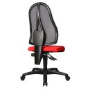 Topstar Bürostuhl Open Point P, OP100 G21 Stoff rot, Gestell schwarz