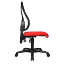 Topstar Bürostuhl Open Point P, OP100 G21 Stoff rot, Gestell schwarz