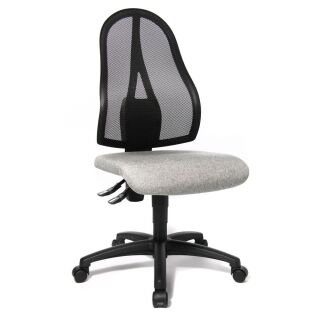 Topstar Bürostuhl Open Point P, OP100 G23 Stoff grau, Gestell schwarz