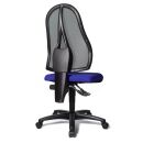 Topstar Bürostuhl Open Point P, OP100 G26 Stoff blau, Gestell schwarz