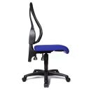 Topstar Bürostuhl Open Point P, OP100 G26 Stoff blau, Gestell schwarz