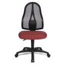 Topstar Bürostuhl Open Point P, OP100 G27 Stoff rot,...