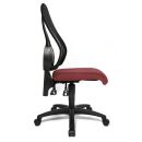 Topstar Bürostuhl Open Point P, OP100 G27 Stoff rot, Gestell schwarz