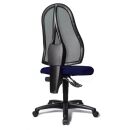 Topstar Bürostuhl Open Point P, OP100 G28 Stoff blau, Gestell schwarz