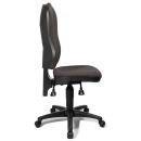 Topstar Bürostuhl Point 80, 8180 G08 Stoff braun, Gestell schwarz