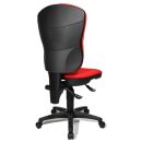 Topstar Bürostuhl Point 80, 8180 G21 Stoff rot, Gestell schwarz