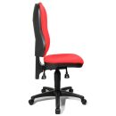 Topstar Bürostuhl Point 80, 8180 G21 Stoff rot, Gestell schwarz