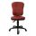 Topstar Bürostuhl Point 80, 8180 G27 Stoff rot, Gestell schwarz