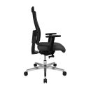 Topstar Bürostuhl Profi Net 11, PS59H T22 Stoff anthrazit, Gestell alu
