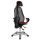 Topstar Bürostuhl Sitness 45, ST99U L51X Stoff rot, Gestell chrom