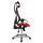 Topstar Bürostuhl Sitness 45, ST99U L51X Stoff rot, Gestell chrom