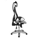 Topstar Bürostuhl Sitness 45, ST99U L53X Stoff grau, Gestell chrom