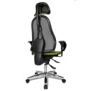 Topstar Bürostuhl Sitness 45, ST99U L55X Stoff grün, Gestell chrom