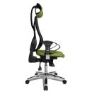 Topstar Bürostuhl Sitness 45, ST99U L55X Stoff grün, Gestell chrom