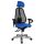 Topstar Bürostuhl Sitness 45, ST99U L56X Stoff blau, Gestell chrom