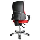 Topstar Bürostuhl Top Point Deluxe, TO29X G21 Stoff rot, Gestell chrom