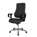 Topstar Bürostuhl Top Point Deluxe, TO29X G22 Stoff anthrazit, Gestell chrom