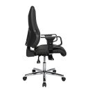 Topstar Bürostuhl Top Point Deluxe, TO29X G22 Stoff anthrazit, Gestell chrom
