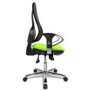 Topstar Bürostuhl Open Point SY Deluxe, OP290U G05 Stoff grün, Gestell chrom