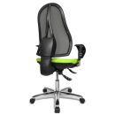 Topstar Bürostuhl Open Point SY Deluxe, OP290U G05 Stoff grün, Gestell chrom