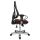 Topstar Bürostuhl Open Point SY Deluxe, OP290U G08 Stoff braun, Gestell chrom