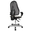 Topstar Bürostuhl Open Point SY Deluxe, OP290U G23 Stoff grau, Gestell chrom