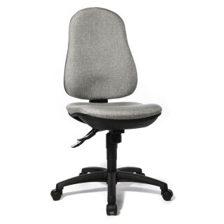Topstar Bürostuhl Support SY, 8550 G23 Stoff grau, Gestell schwarz