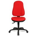 Topstar Bürostuhl Support SY, 8550 G21 Stoff rot, Gestell schwarz