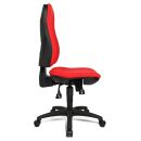Topstar Bürostuhl Support SY, 8550 G21 Stoff rot, Gestell schwarz