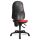 Topstar Bürostuhl Support SY, 8550 G21 Stoff rot, Gestell schwarz